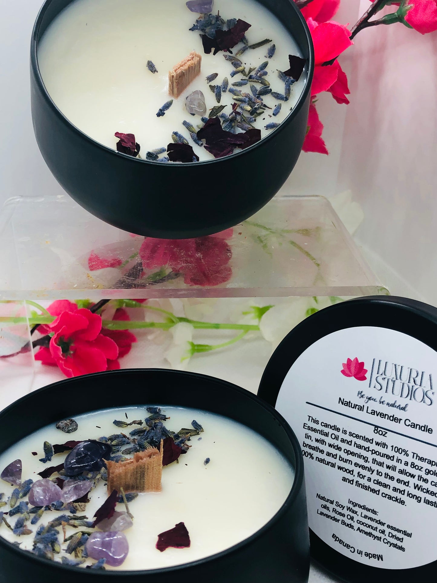 Natural Lavender Candle
