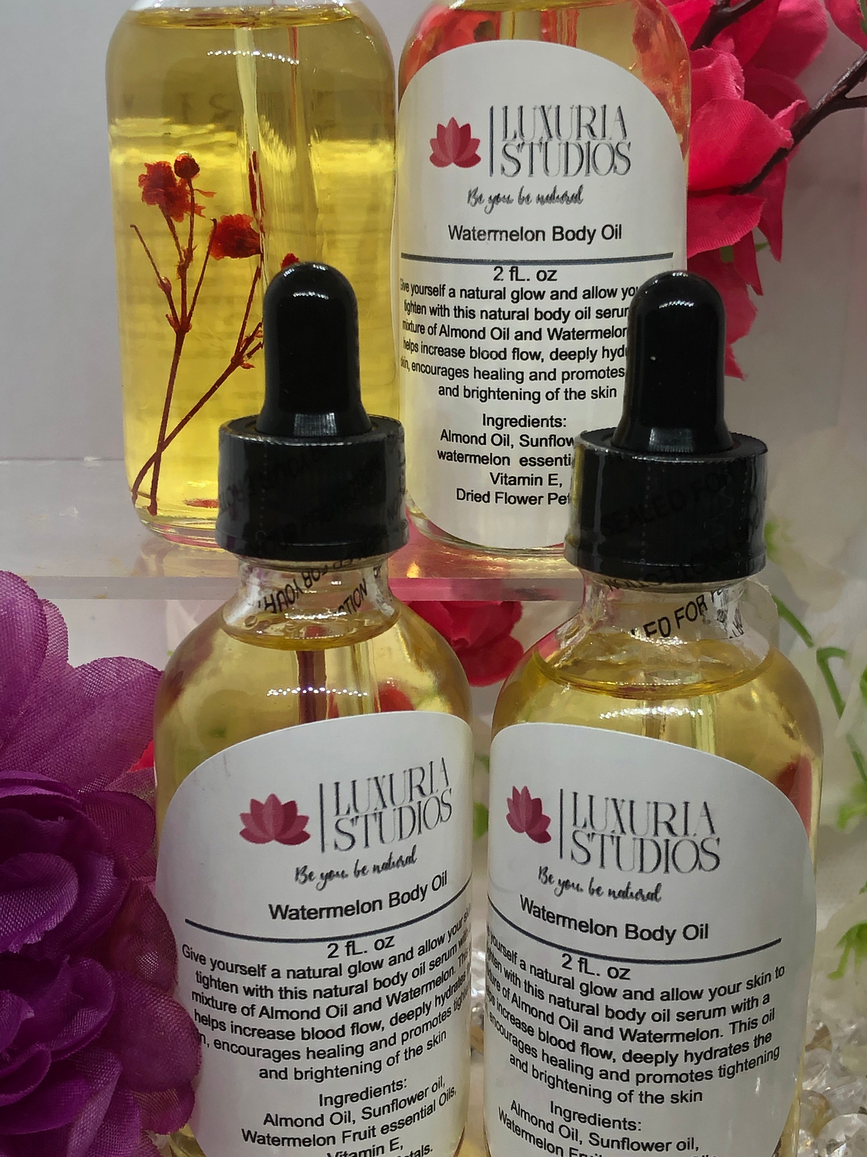 Natural Vanilla Body Oil – Luxuria Studios