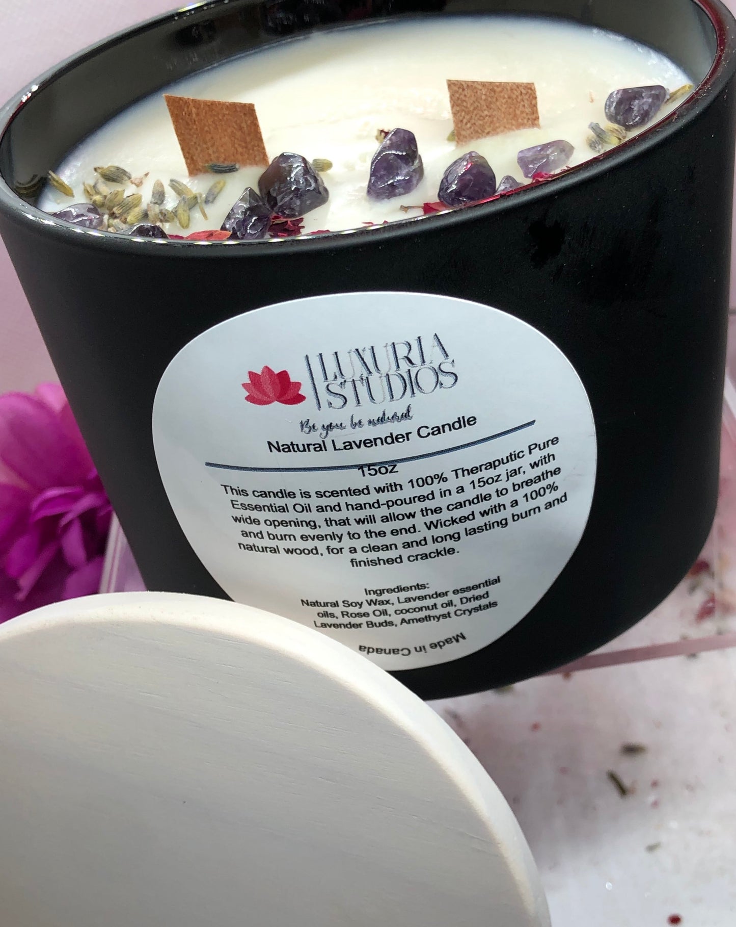 Natural Lavender Candle