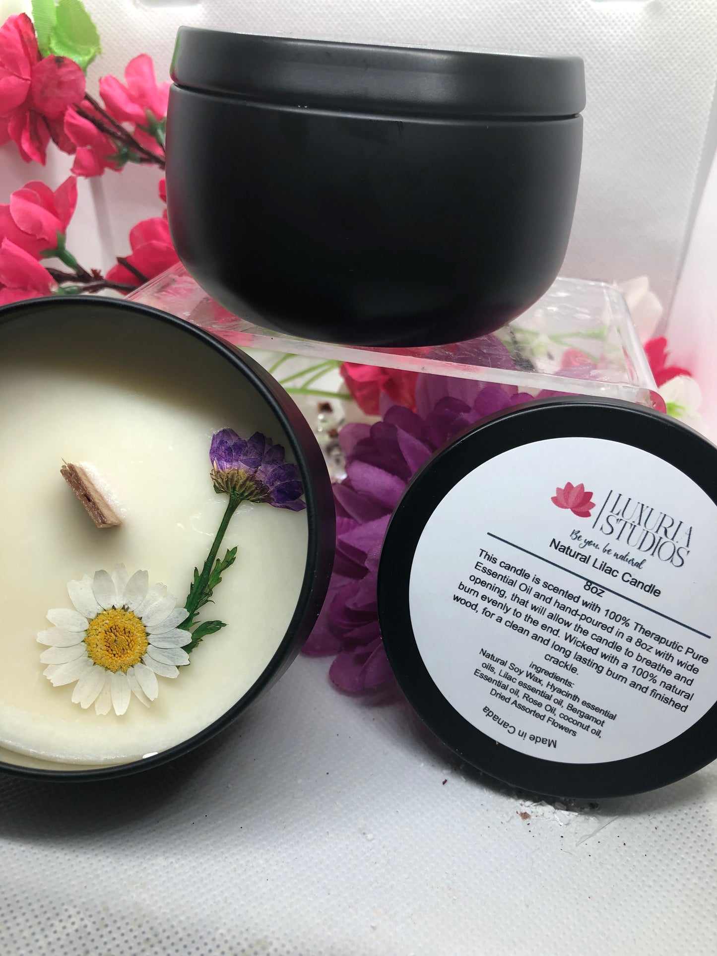 Natural Lilac Candle