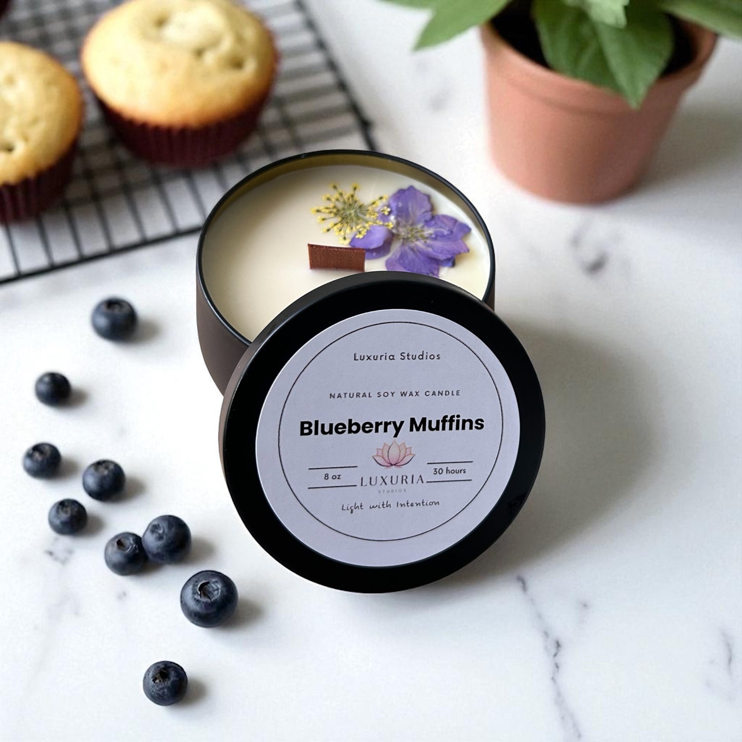 Blueberry Muffin Candle