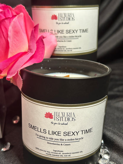 Smells like Sexy Time - Strawberries and Cream Candle