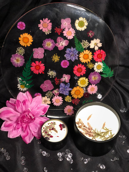 Wild Flower Garden Vanity Tray (Resin)