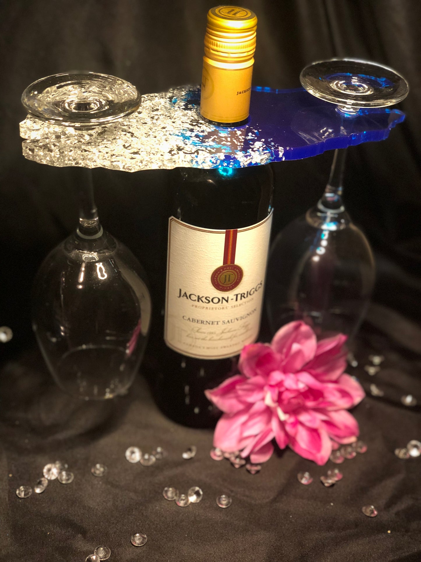 Wine Butler with Matching Coasters