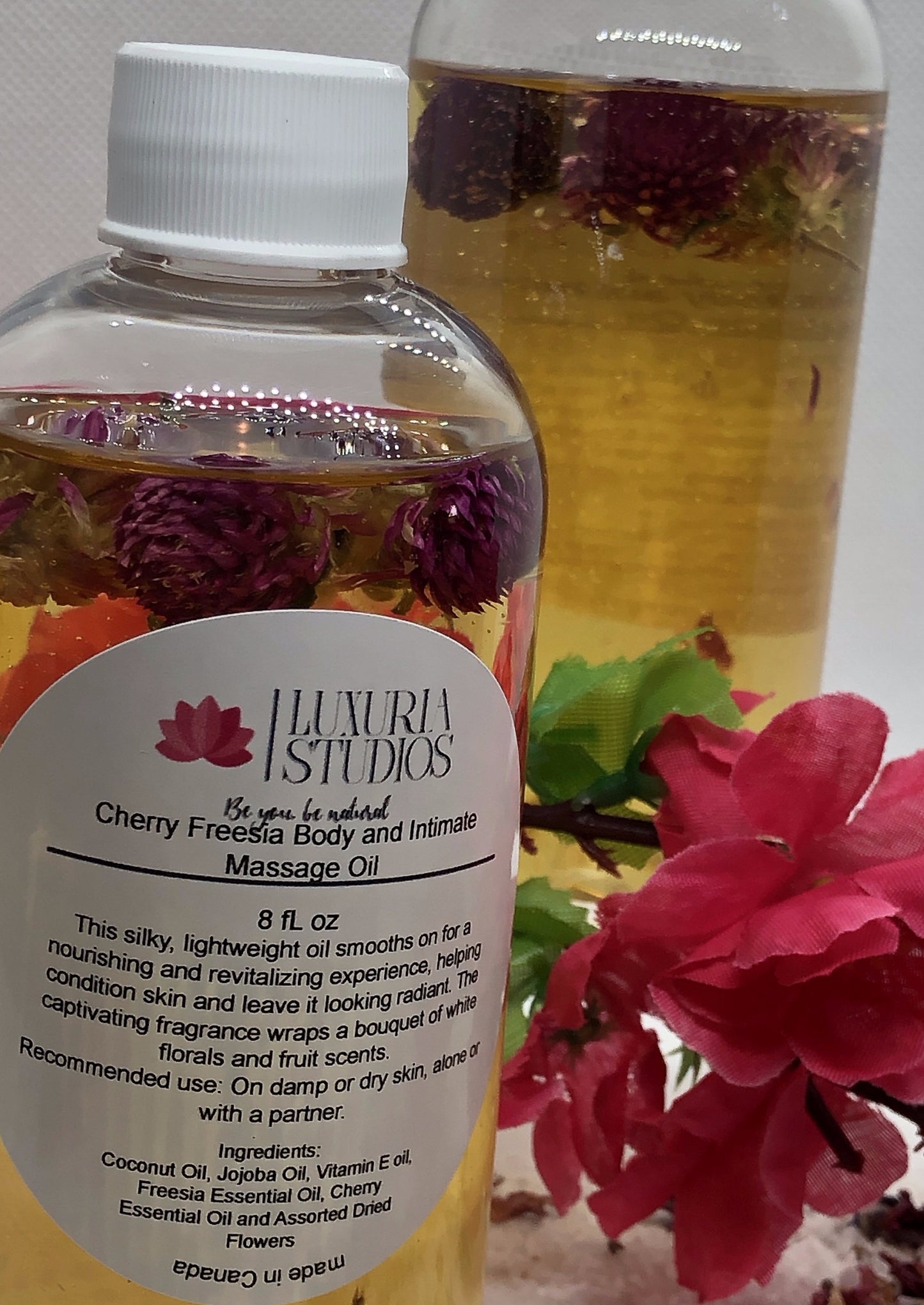 Cherry Freesia Body and Intimate Massage Oil