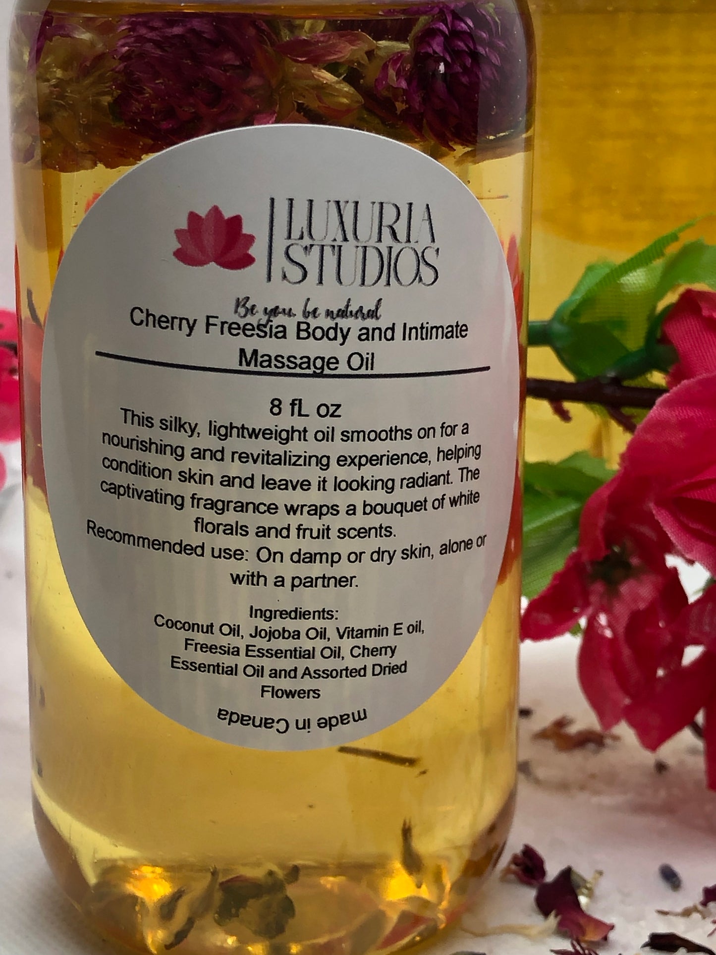 Cherry Freesia Body and Intimate Massage Oil
