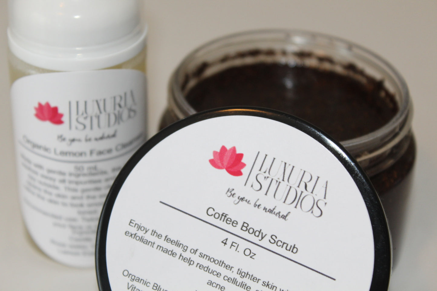 Face & Body Scrub Set - Coffee