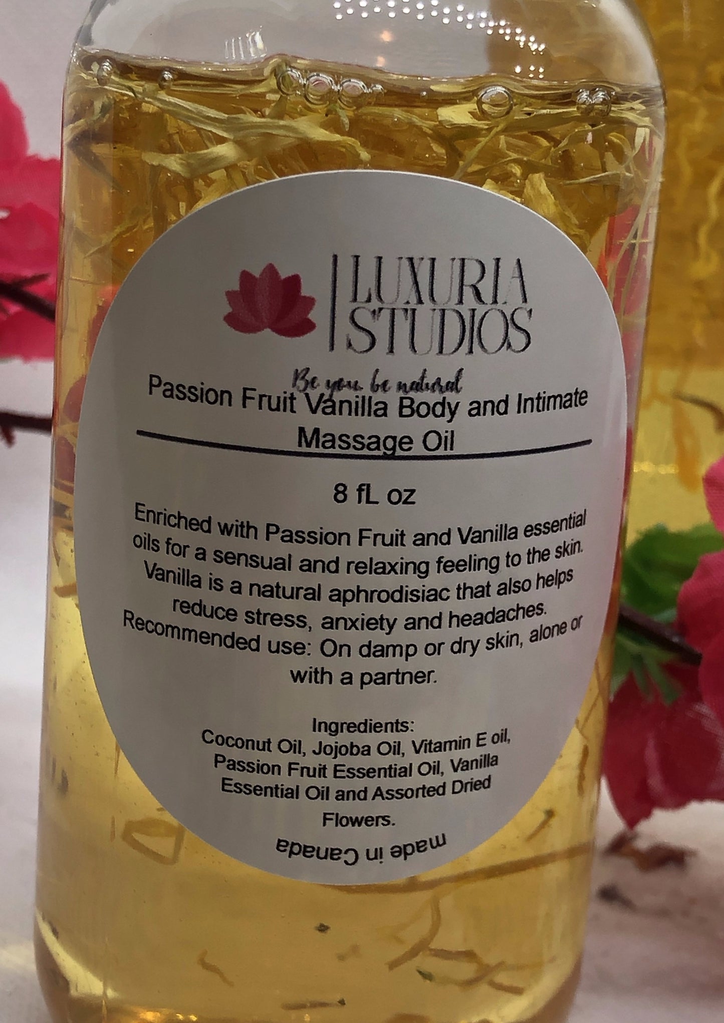 Passion Fruit Vanilla Body and Intimate Massage Oil