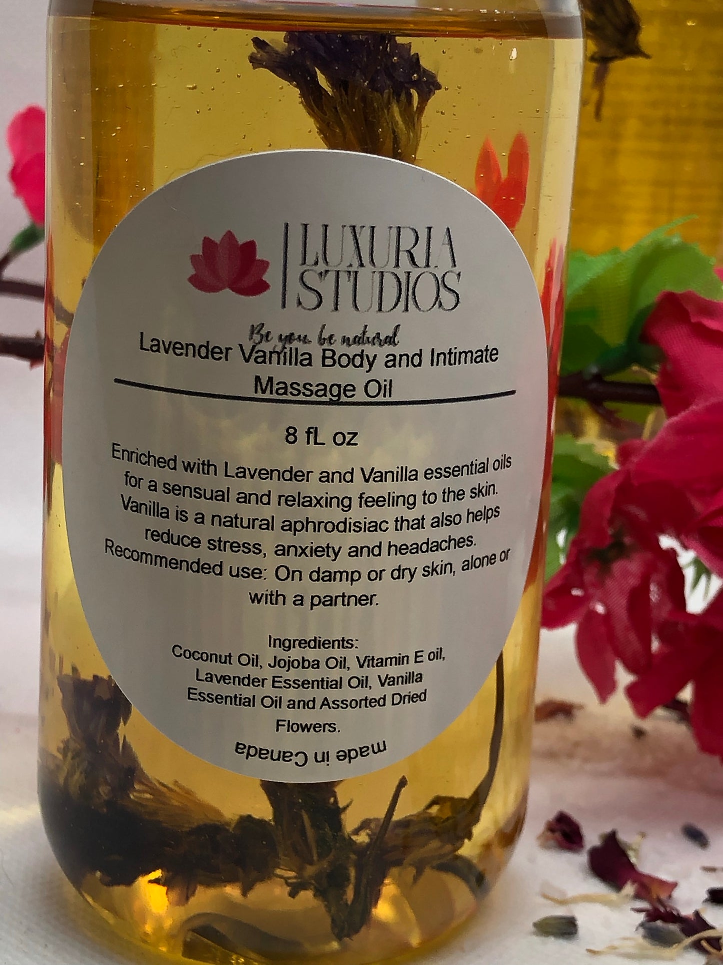 Lavender Vanilla Body and Intimate Massage Oil